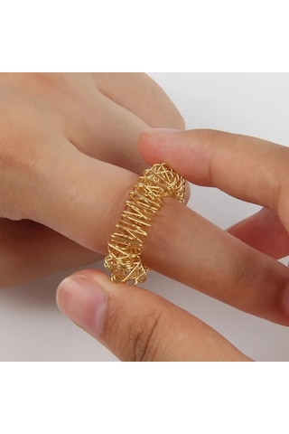 Su Jok Parmak Masaj Yüzüğü Gold