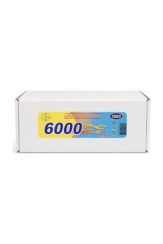 Lıpo Batarya 6000mah 22.2v 100c Endüstriyel, Rc Araç Ve Model Uçak Pili
