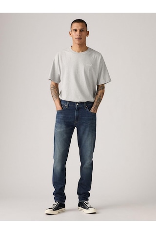 Levi's Lse 512 Slım Taper Erkek Mavi Jean Pantolon A2087-0086-11529 Dark Indigo - Worn In