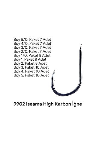 Shogun 9902 Iseama Olta İğnesi No:4/0 - Standart