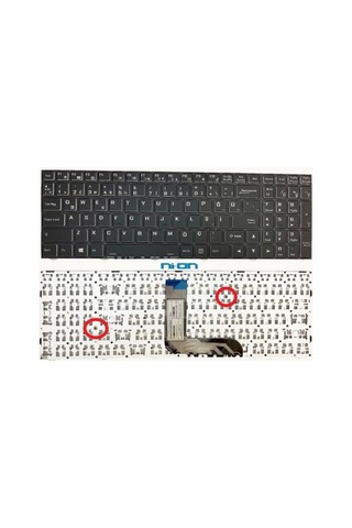 Nion 6-80-n15z3-190-1 N15z3 Uyumulu Notebook Klavye Siyah Tr
