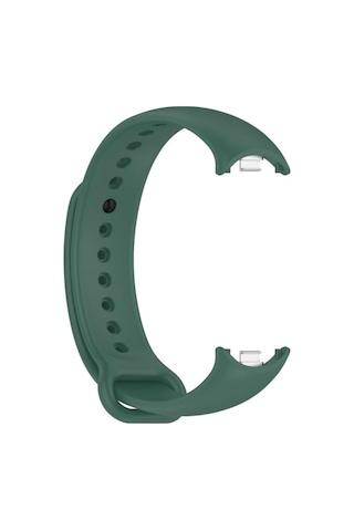 Xiaomi İle Uyumlu Mi Band 8 Mi Band 9 Mi Band 10 Uyumlu 3'lü Paket Silikon Kordon Seti Bileklik Metal Pimli Çok Renkli