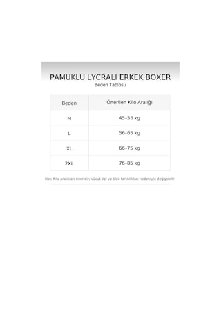 Enmodaiçgiyim 20 Adet Karma Desenli Pamuklu Likralı Erkek Boxer Seti Nefes Alabilen, Esnek Bel Lastiği Çok Renkli