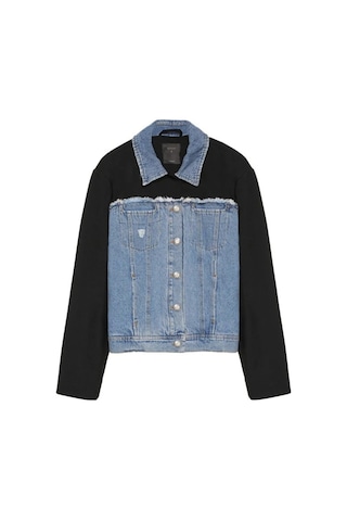 Ziley Quzu Denim Match Detaylı Düğmeli Ceket Siyah Çok renkli Ziley Quzu Denim Match Detaylı Düğmeli Ceket Siyah Çok renkli