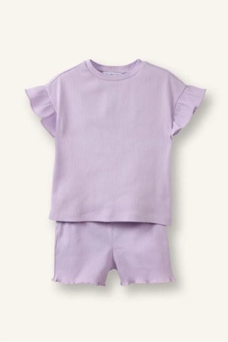 Defacto Fitilli Kaşkorse 2li Takım Kız Bebek H5482a526smpr67 Mor-pr67