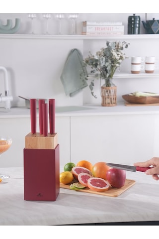 Karaca  Viego 6 Parça Bıçak Seti Red