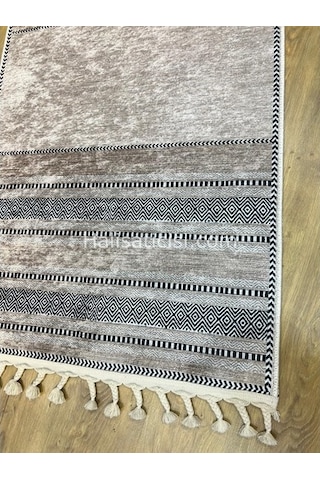 Salerno Çamaşır Makinesinde Yıkanabilir Kilim Halı Hs1025 Çok Renkli