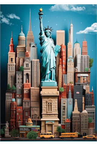 Anatolian 1500 Parçalık Puzzle - New York 4578