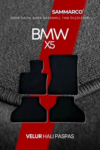 Bmw X5 2016 Halı Paspas Velur Paspas Kumaş Paspas Oto Paspas