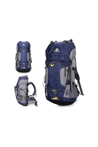 Çok Amaçlı Suya Dayanıklı 60l Outdoor Sırt Çantası Lacivert Lacivert
