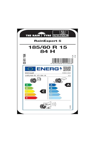 Unıroyal 185/60R15 84H Rainexpert 5 Oto Yaz Lastiği 2026