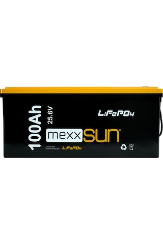Mexxsun Lityum Akü 25,6v 100ah 100a Lifepo4 2560wh