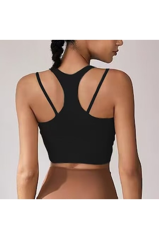 Ece's Design Yoga Zarif Tayt Ve Atlet Yüksek Bel Spor Slim-fit Pilates Koşu Spor Tayt Ve Atlet W2010 Siyah