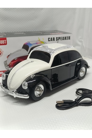 Klasik Oyuncak Araba Müzik Çalar Bluetooth Hoparlör Usb Müzik Çalar Tf Aux Sd Kart Giriş Fm Radyo -