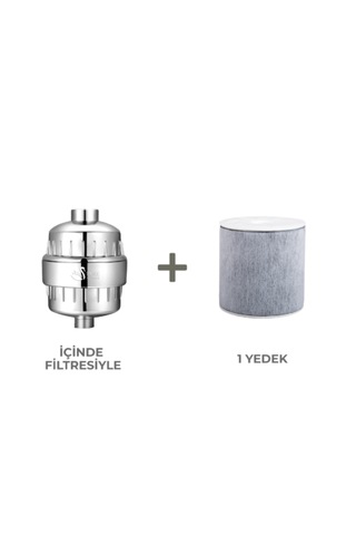 Pure Swan Duş Filtresi+1 Yedek Filtre Krom