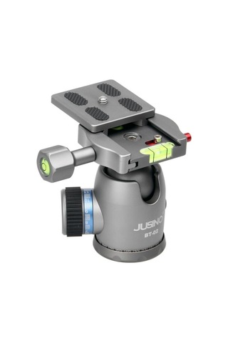 Jusino Bt-02 Profesyonel Tripod Kafası Aluminyum Gümüş Renk
