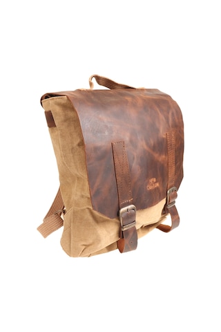 oldcottoncargo OLD COTTON CARGO UNİSEX SU GEÇİRMEZ SIRT ÇANTASI 7179 CAMEL