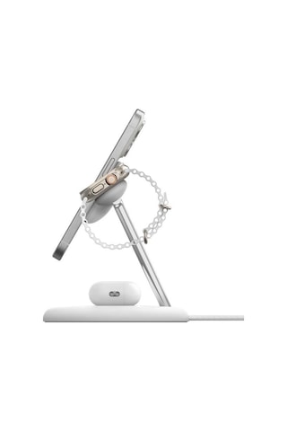 Belkin Wız023vfwh Qi2 15w 3in1 Magsafe Şarj Standı - Beyaz
