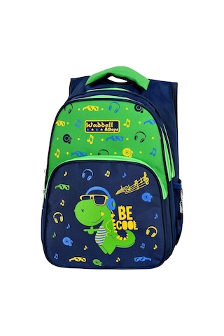 Waddell Dinazor Baskılı Beslenmeli İlkokul Çantası 3006
