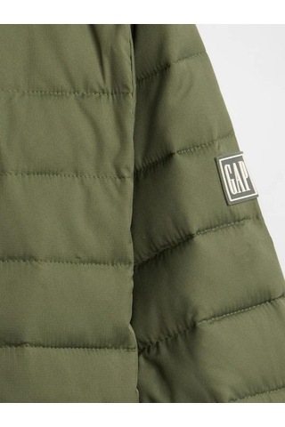 Gap 790583002 V-frch Logo Ltwt Puffer Jkt Erkek Mont Haki