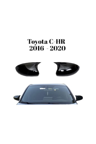 Toyota C-hr 2016 2017 2018 2019 2020 Uyumlu Yarasa Batman Ayna Kapağı Takımı Parlak Siyah