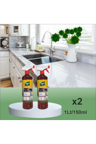 Feyri Nano Temizleyici Mutfak Yüzey Temizleyici ve Leke Çıkarıcı 2 x 1 L