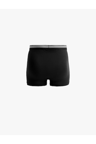 Koton Lastik Detaylı Pamuklu 3'lü Boxer Seti Antrasit 6wlm90070mk Antrasit