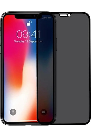Apple Uyumlu iPhone 12 Mini Hayalet Ekran Koruyucu Tam Kaplayan Gizlilik