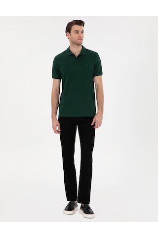 Pierre Cardin Erkek Koyu Yeşil Tişört Basic 50306448-vr079 Koyu Yeşil