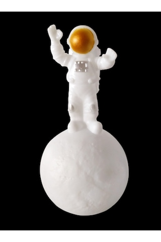 Astronot Şekilli Gece Ve Masa Lambası Beyaz