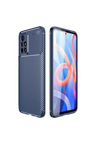 Xiaomi Redmi Note 11T 5G Kılıf Zore Negro Silikon Kapak-Siyah