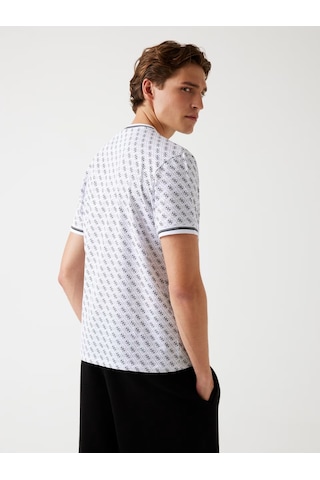 Guess Marshall 4g Logo Erkek T-shirt Z2yı05j1314 Beyaz