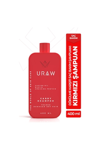 Uraw Carry Yoğun Saç Dökülmesine Karşı Bakım Şampuanı 400 ML