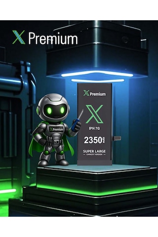 Xpremium Apple Uyumlu iPhone 7 Batarya Pil Süper Yüksek Kapasiteli Güçlendirilmiş 2350 Mah