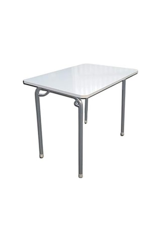 Katlanır Ayaklı Mutfak Yemek Masası Balkon Teras Piknik Masa 60x90 Cm. Üretimi Patentli Abanoz - Beyaz