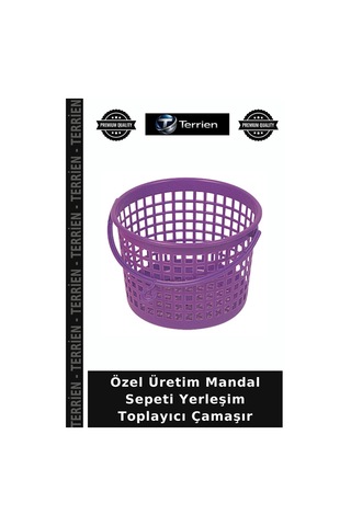 Özel Üretim Mandal Sepeti Yerleşim Toplayıcı Çamaşır Çok Renkli
