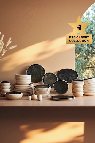 Karaca  Earth Collection Galactic 55 Parça 12 Kişilik Yemek Takımı Beyaz