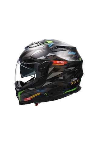 Nexx X.Wst Rockcıty Mat Siyah-Neon Sarı Kapalı Motosiklet Kaskı