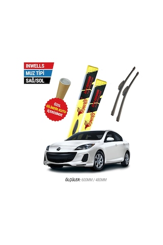 Mazda 3 Sedan İnwells Muz Silecek (2009-2013)
