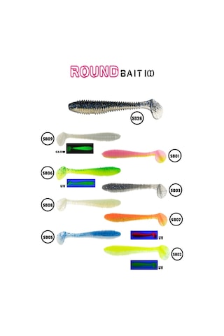 Fujin Round Bait 100mm Sb026 Silikon Balık