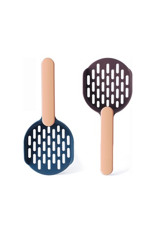 Suofeng Kedi Kumu Kovalayıcı, Kontrast Renkli Abs Materyal, 0.5cm Sızıntı Delikleri İle Hızlı Kumu Süzme, 26x10.5cm Boyut