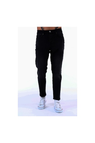 Cedy Denım Erkek Yüksel Bel Dar Paça Salaş Kot Pantolon Mom Jean - C333 001