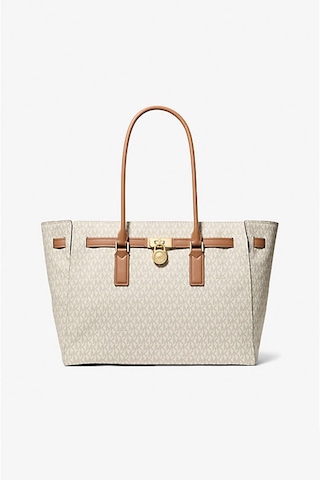 Michael Kors Kadın Hamilton Moderne Büyük Boy Desenli Omuz Çantası - Krem/taba Vanilla - Acrn
