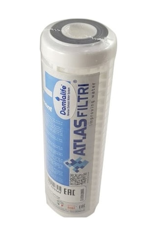 Atlas Italyan 10'' Yıkanabilir yıkanabilen 50 Micron Tortu Filtresi