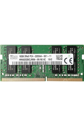 SK Hynix HMA82GS6CJR8N-XN 16 GB DDR4 3200 Mhz 2Rx8 PC4-3200AA Ram