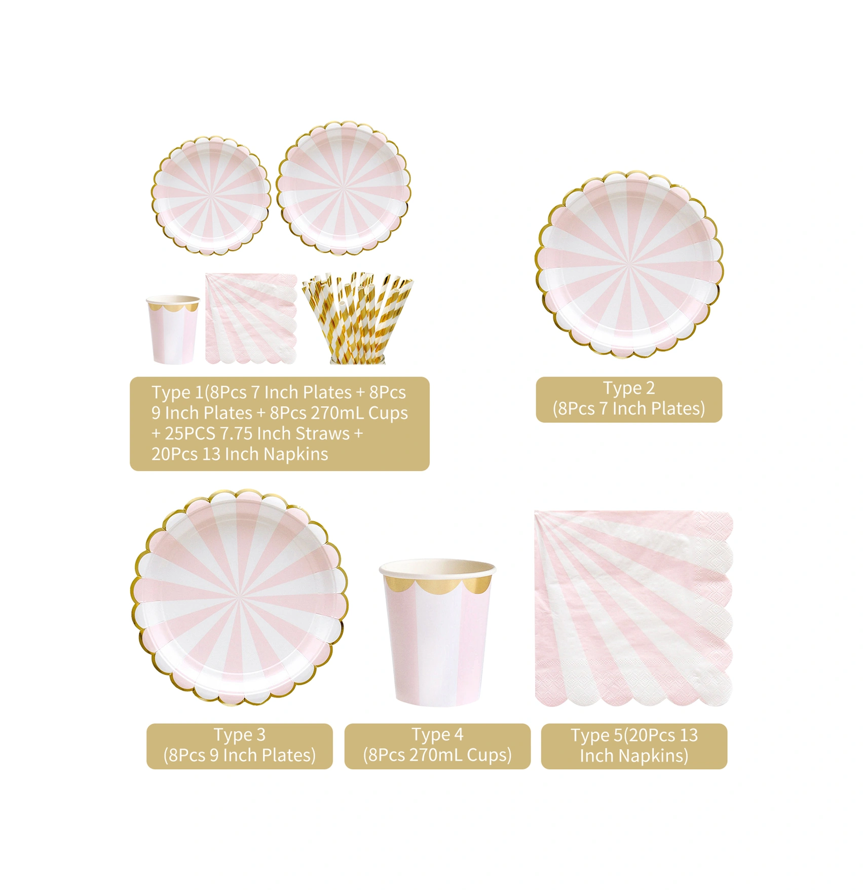 Folinda 20 Adet 33cm Pembe Kağıt Havlu - Atılabilir, Biyobozunur, Gıda Grubu, Parti Ve Ev Kullanıma Uygun Diğer