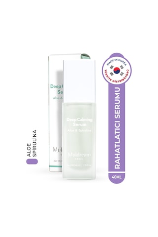 Muldream Deep Calming Aloe ve Spirulina Serum 40 ML