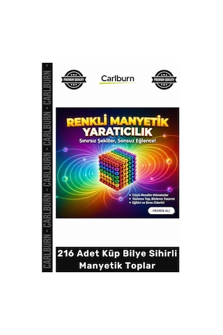 Özel Üretim 5mm Renkli Neo Sihirli Manyetik Toplar Dyum Mıknatıs Küp Bilye 216 Adet Cube Küp Dymium