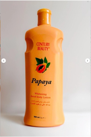 Papaya Özlü Vücut Kremi, Losyun 500ml Papaya Cilde Güzel Bir Yumuşaklık Ve Tazelik Kazandırır