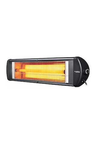 Kumtel EX-23 Ecoray 2300 W Duvar Tipi Infrared Isıtıcı Siyah
